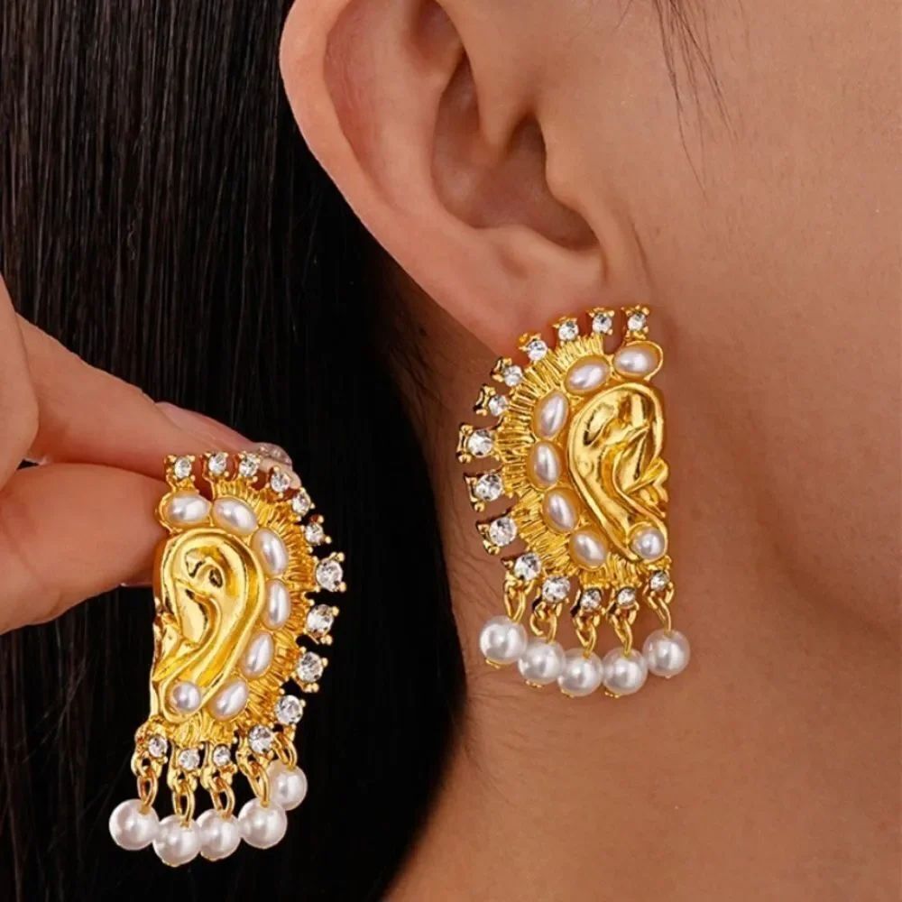 Statement stud earrings A896 - Picture 2 of 5